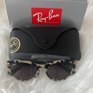 *NWT* Ray-Ban Nina Sunglasses, Havana Beige/Grey